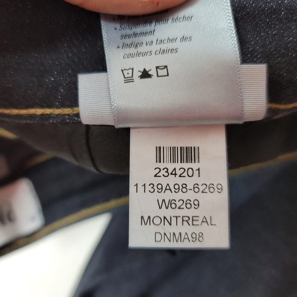 Paige skyline strait jeans w6269 Montreal size 27 - Picture 7 of 10